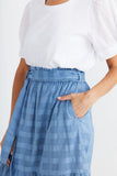 Paz Skirt Faded Denim